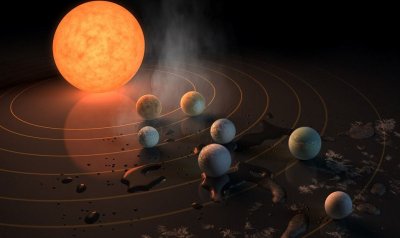 Planetární systém Trappist-1.