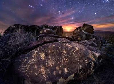 Petroglyfy na americkém Jihozápadě