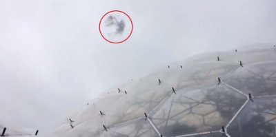 UFO nad Cornwallem ve Velké Británii