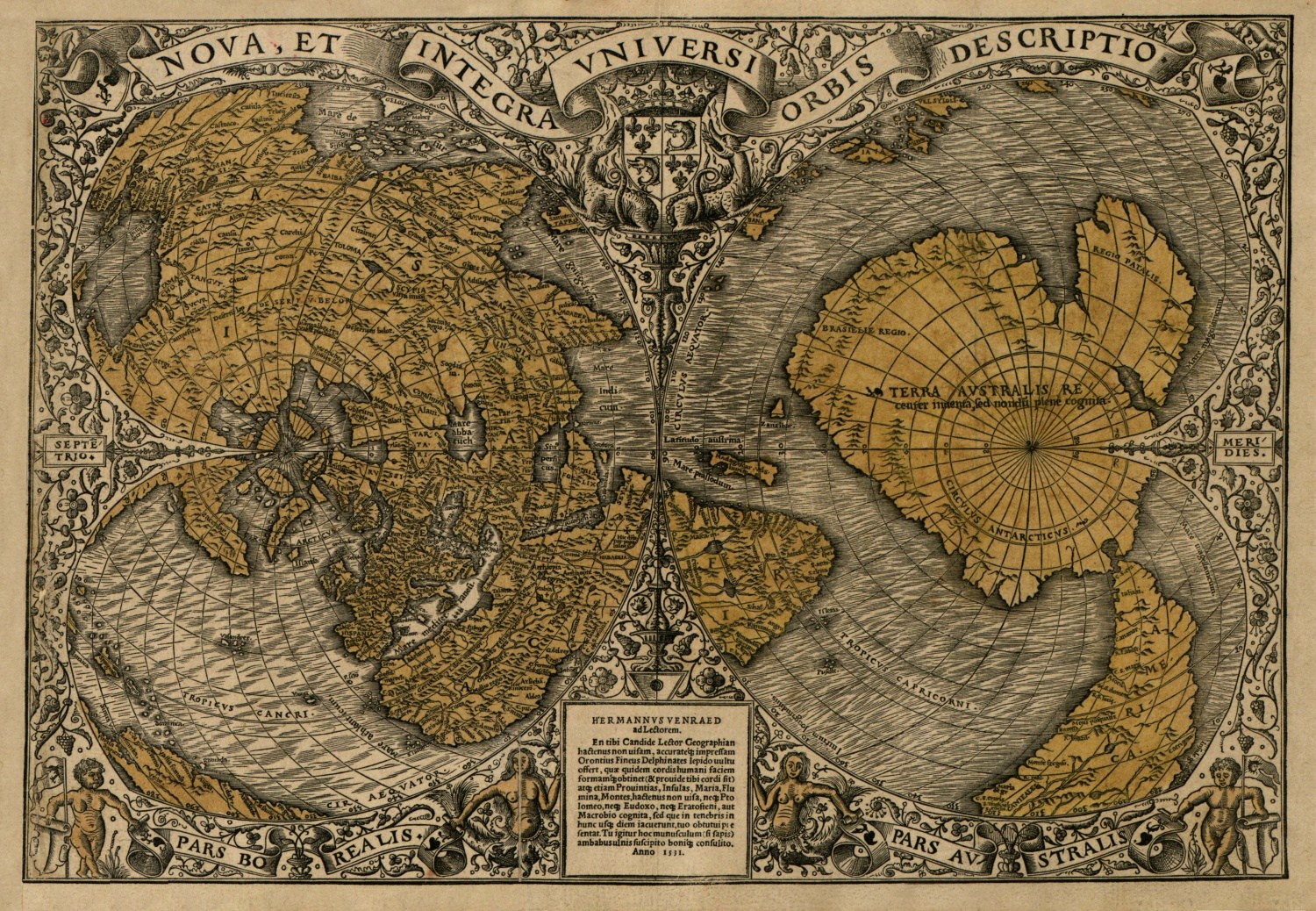Mapa světa Oronce Finého