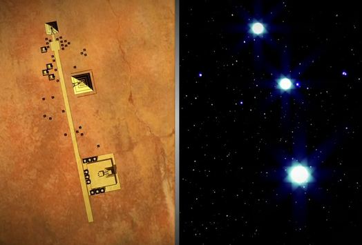 Jedna z teorií také tvrdí, že Teotihuacán byl postaven tak, aby napodoboval Orionův pás.