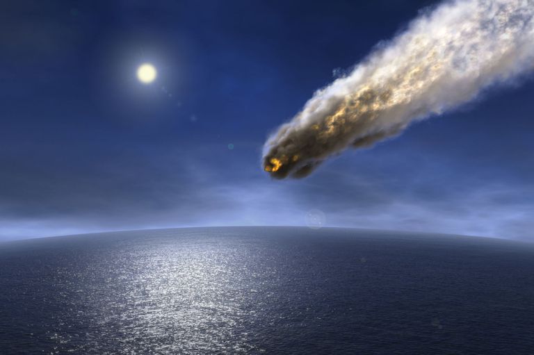 Je docela dobře možné, že život přiletěl na Zemi uvnitř komet nebo asteroidů.