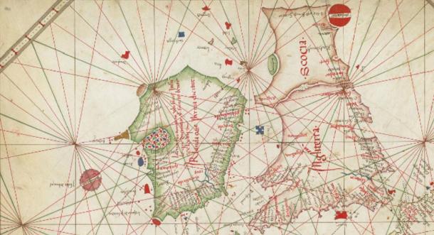 Námořní mapa západní Evropy (1473) zobrazuje Hy-Brasil ve tvaru kruhu.