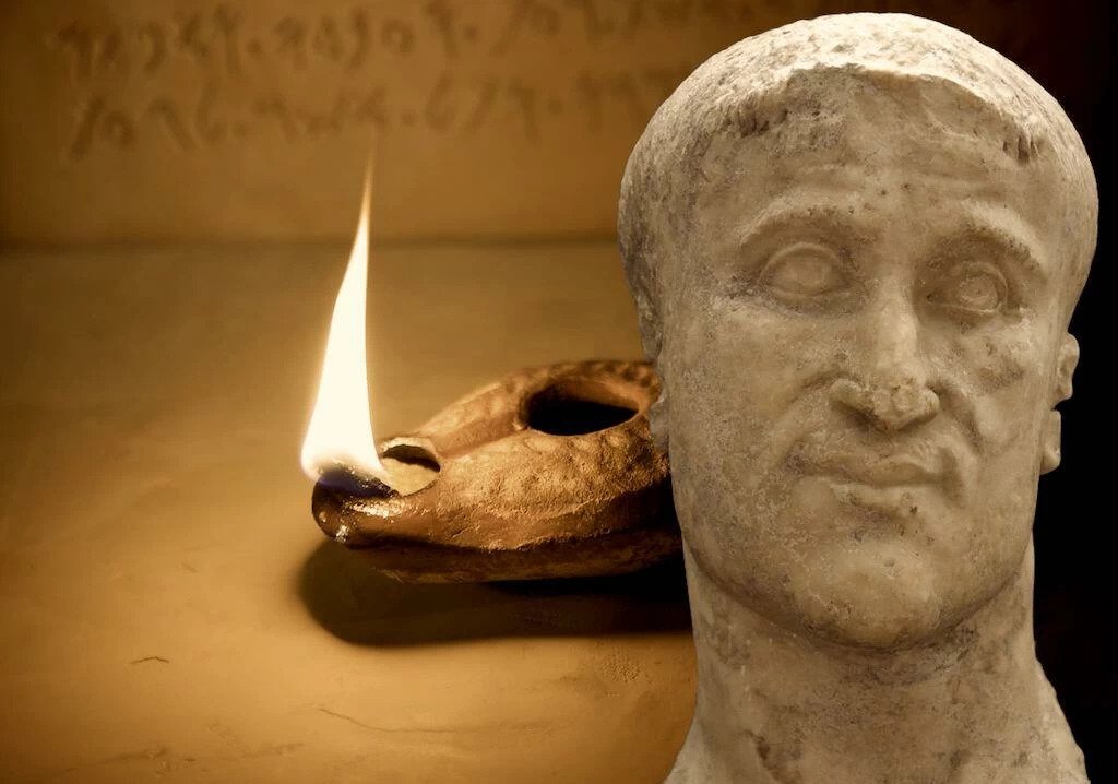 V hrobce Konstantina Chlora byla údajně nalezena starověká stále hořící lampa.